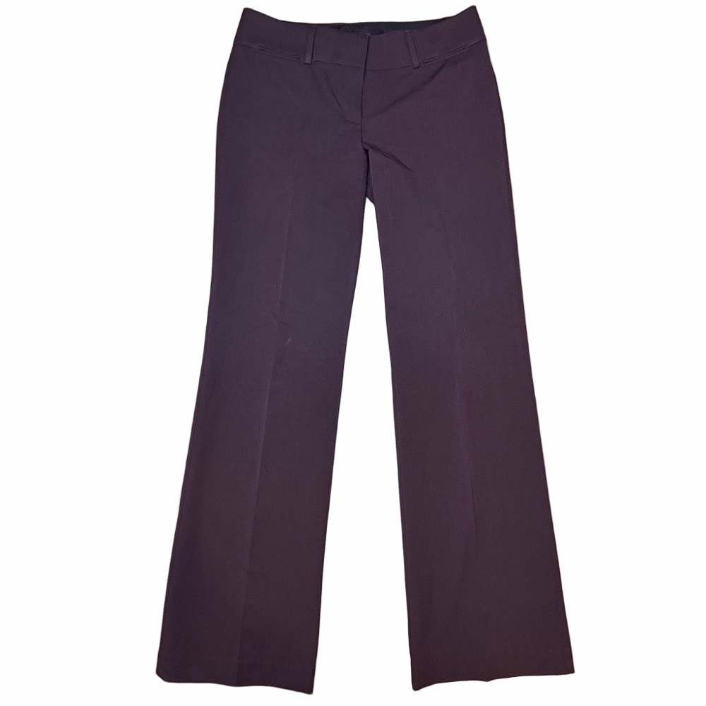 LOFT Women’s Dark Purple Marisa Trousers – Size 2